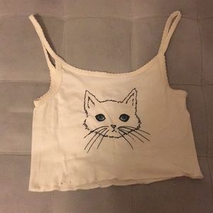 BDG cat crop top from urban outfitters